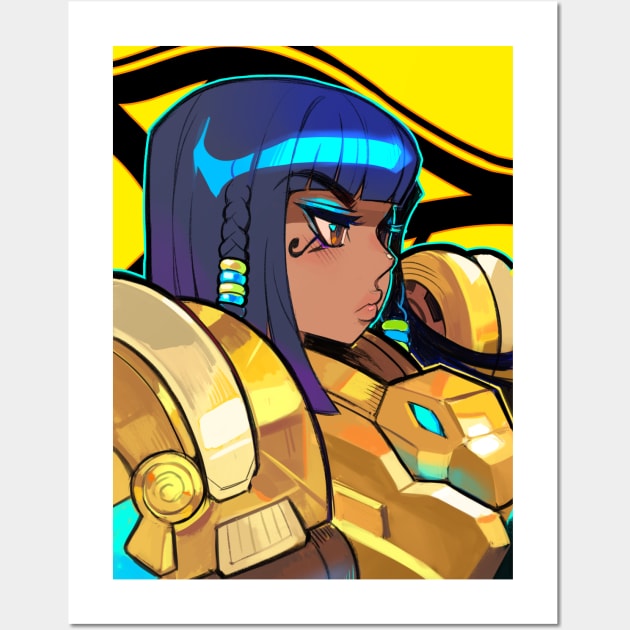 Asp Pharah (Overwatch Fanart) Wall Art by REDZtheARTIST